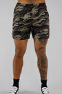 Men’s Mesh Shorts  - Green camo