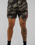 Men’s Mesh Shorts  - Green camo