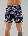 Men’s Mesh Shorts - Black camo