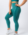 Seamless Tights - Emerald Green