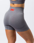 Seamless Booty Shorts - Alto Grey