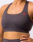 Embody X Strap Crop - Grey